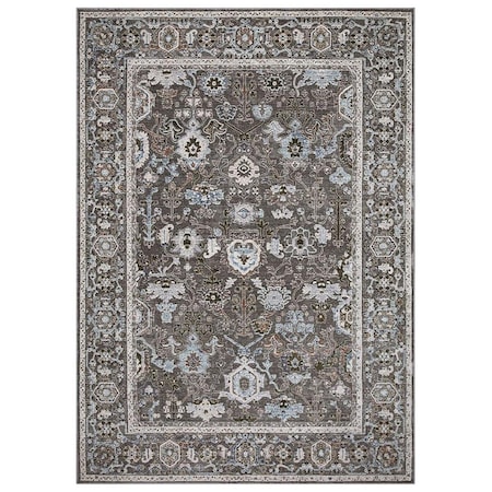 Esfera 7 x 9 ft. Sultan Rectangle Area Rug - Brown ES2855803